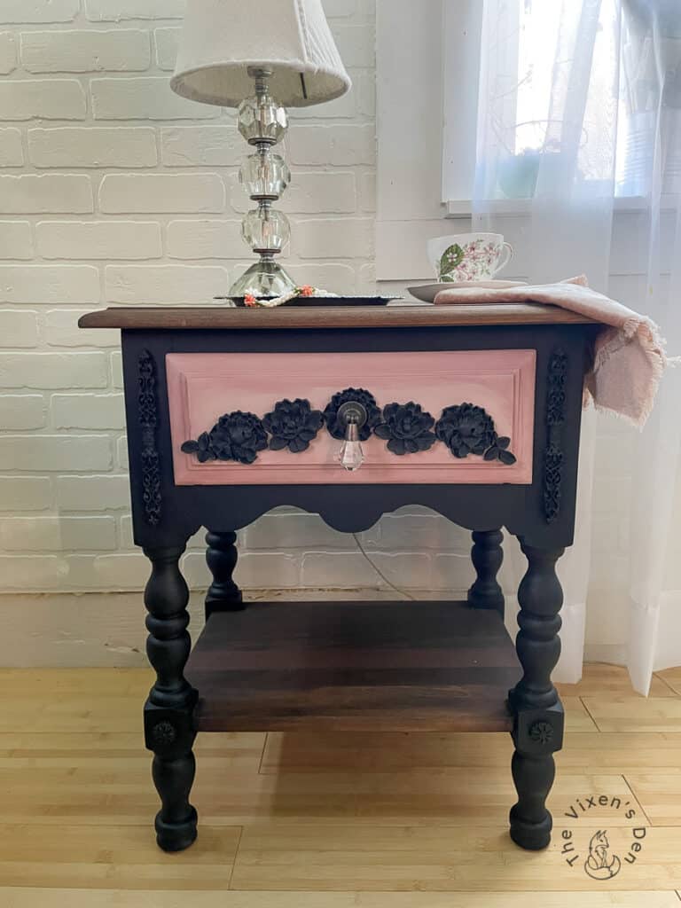 Vintage Dress End Table-The Vixens Den