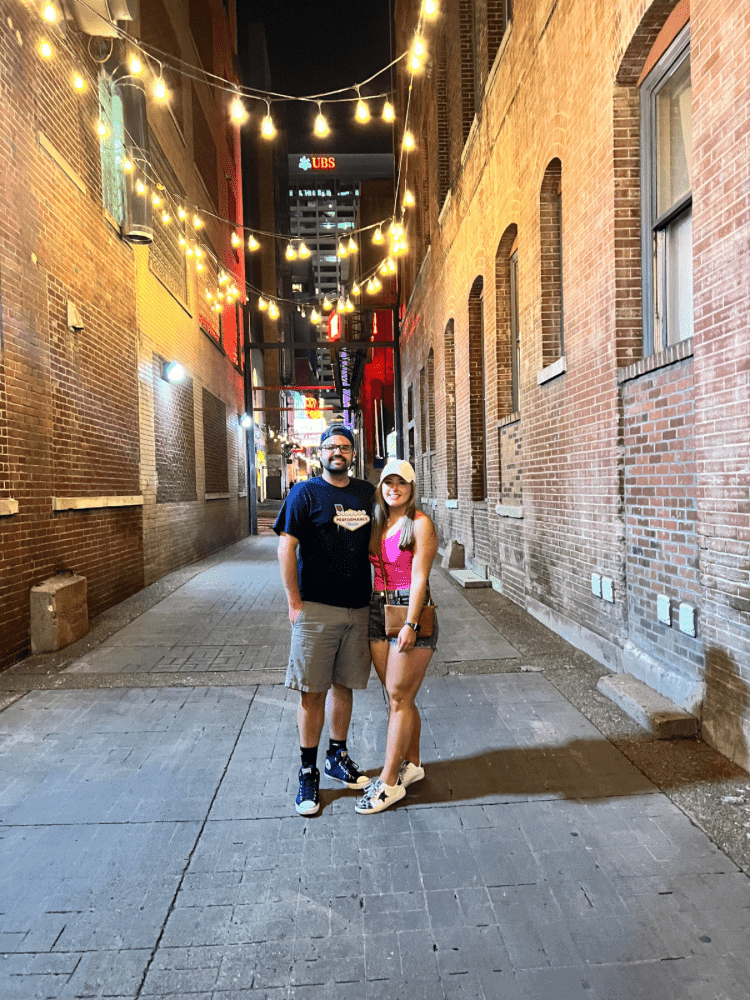 Us in Printer's Alley