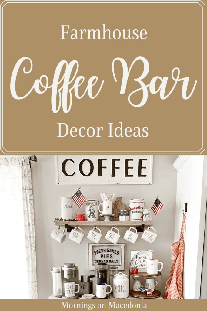 6 PCS Coffee Bar Decor Mini Coffee Bar Accessories Coffee Bar Sign Coffee  Tiered