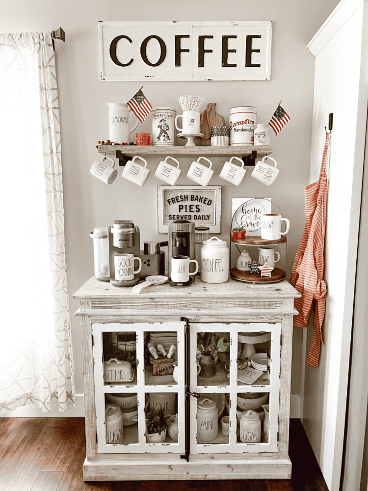 DIY Modern Farmhouse Coffee Bar