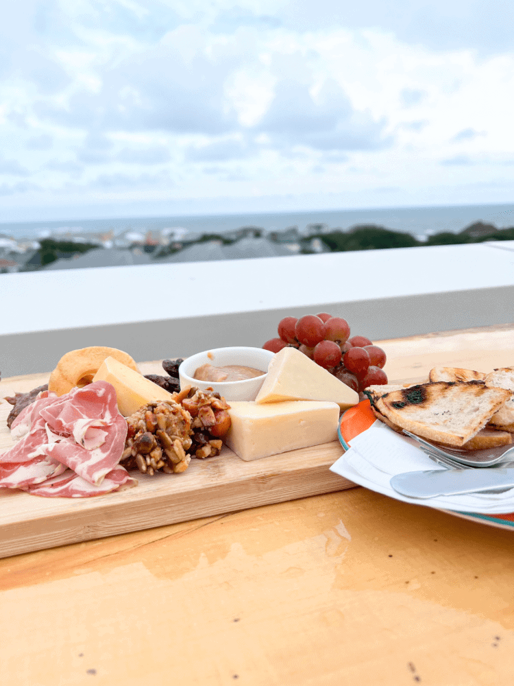 Charcuterie Board on Rooftop Bar