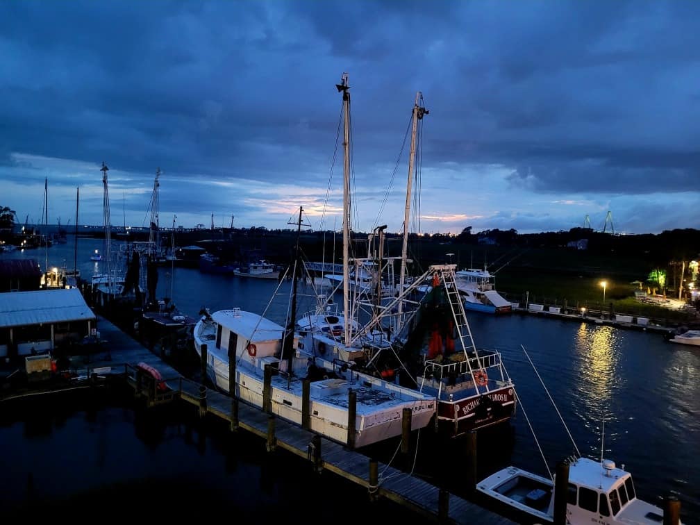 Nighttime View of Shem Creek