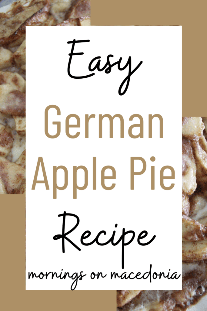 Easy German Apple Pie Recipe