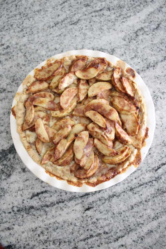 Finished German Apple Pie