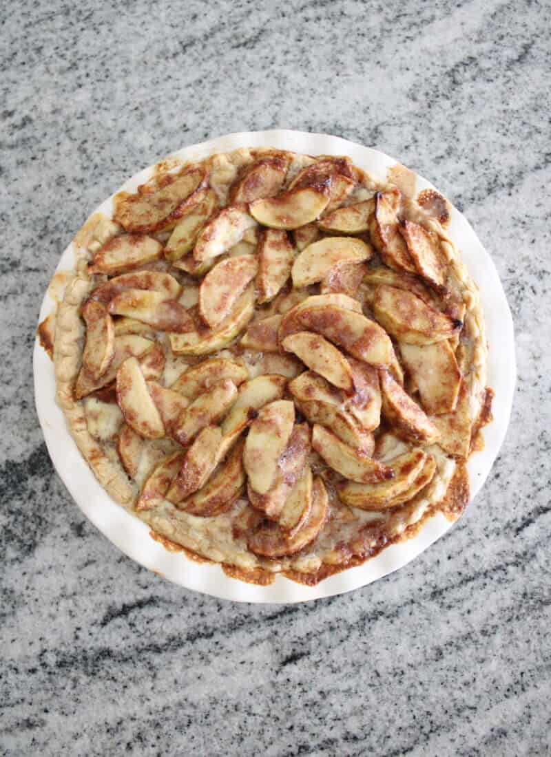 Finished German Apple Pie