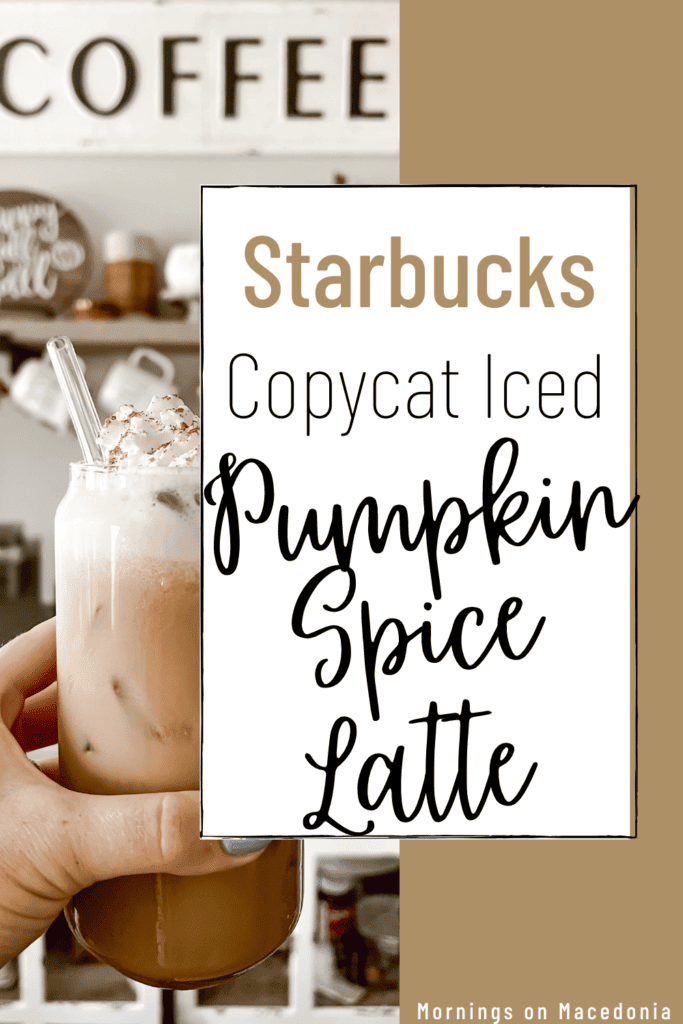 Copycat Starbucks Iced Pumpkin Spice Latte Recipe