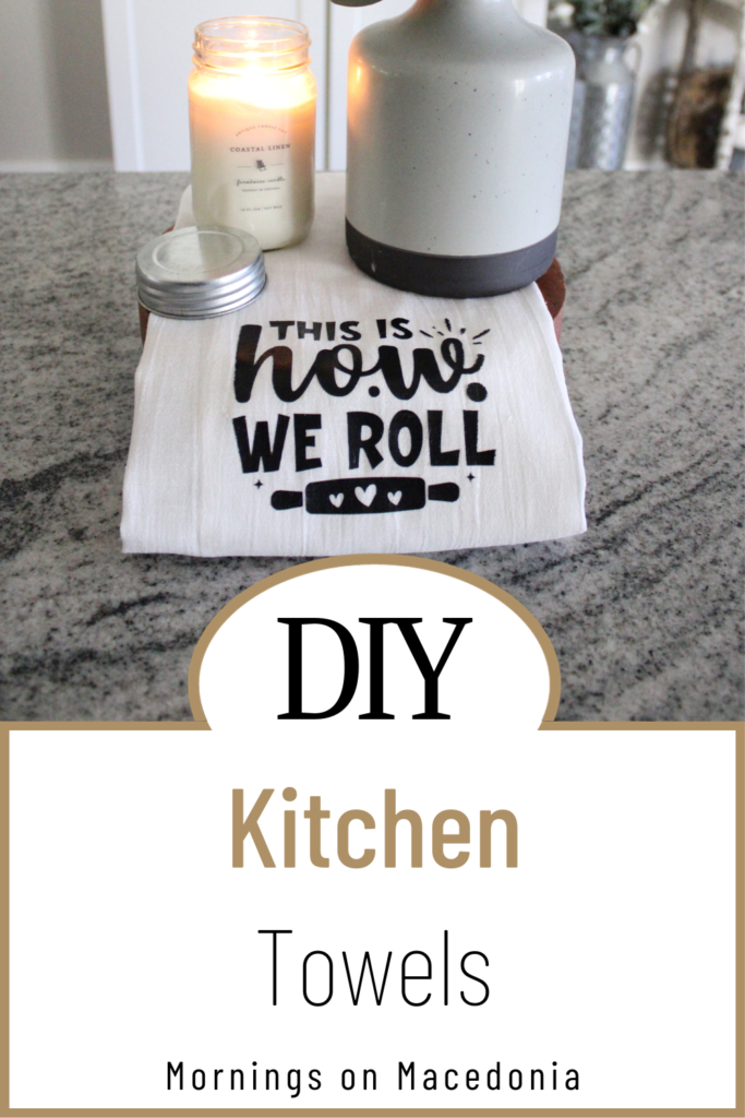 DIY Kitchen Hand Towel with Cricut EasyPress - The Idea Room