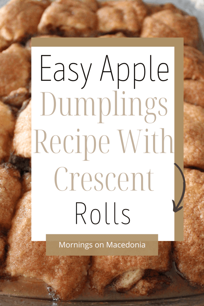Easy Apple Dumpling Recipe With Crescent Rolls