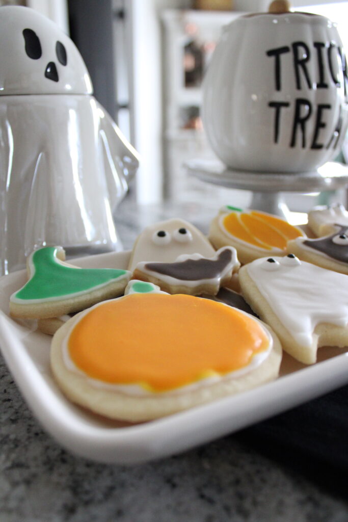 Iced Halloween Cookies