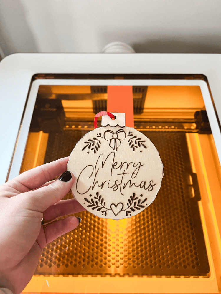DIY Laser Engraved Ornament