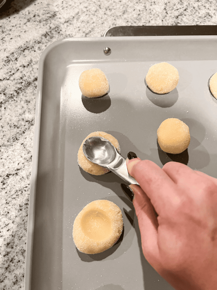 Making The Thumbprint for Cookies