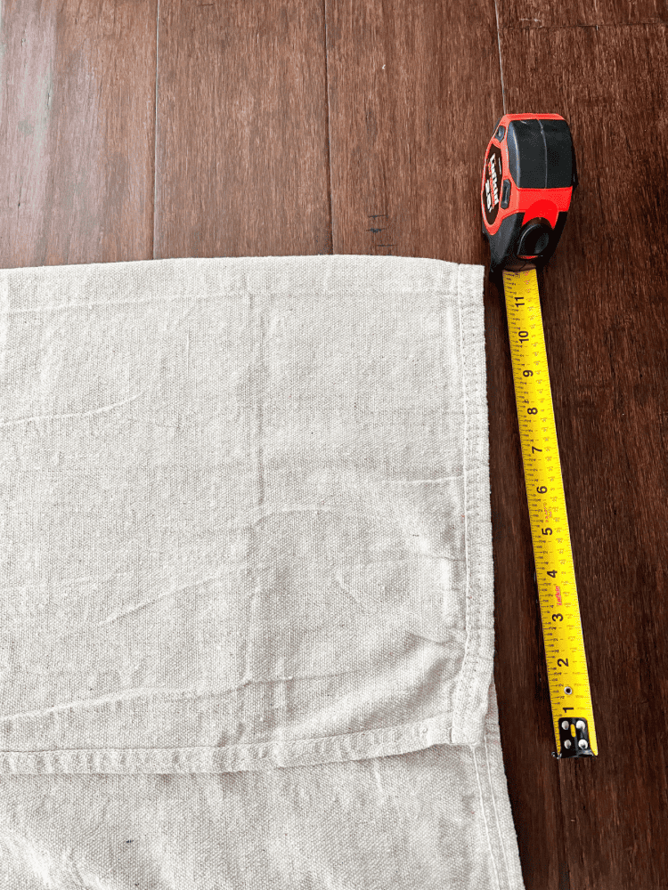 Measuring Curtains with Measuring Tape