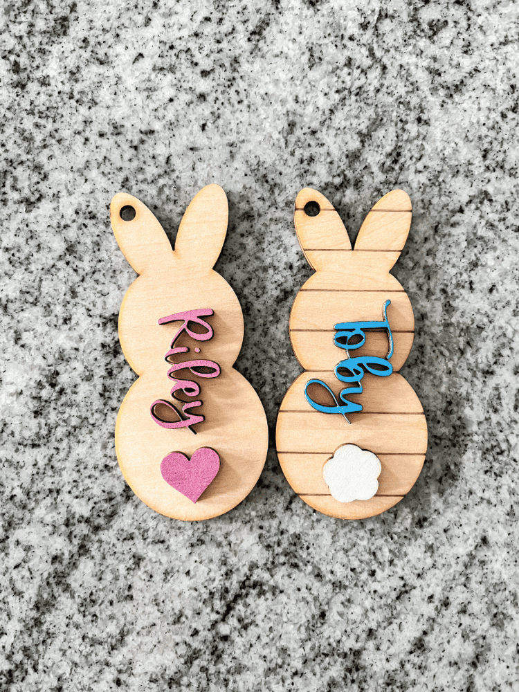 DIY Easter Basket Name Tags