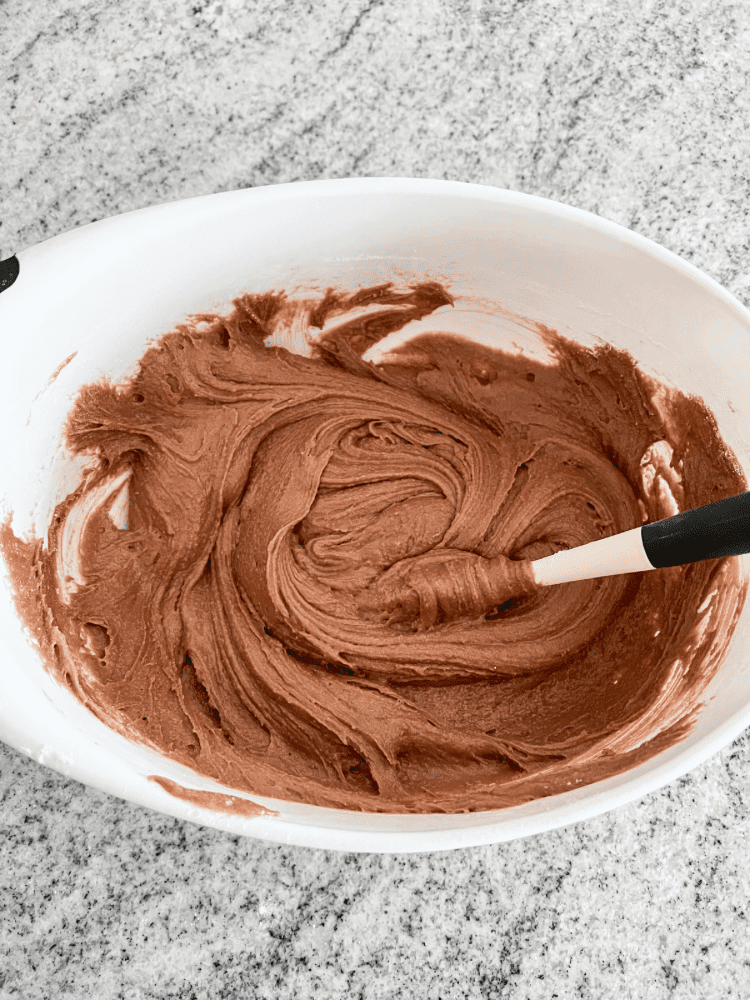 Mixing Brownie Batter