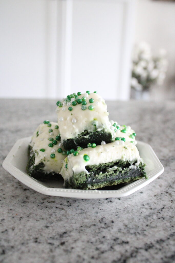 St Patrick's Day Brownies