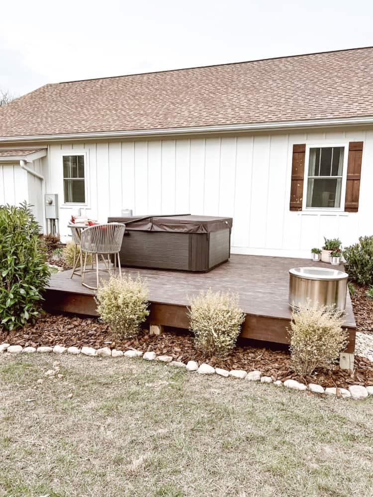 Above Ground Hot Tub Landscaping Ideas