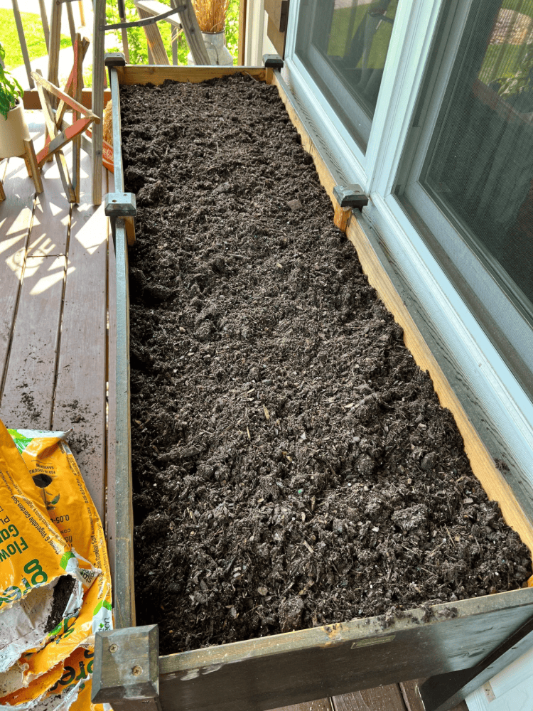 Adding Soil To Garden Bed