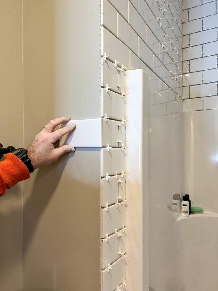 Applying Tile to Wall