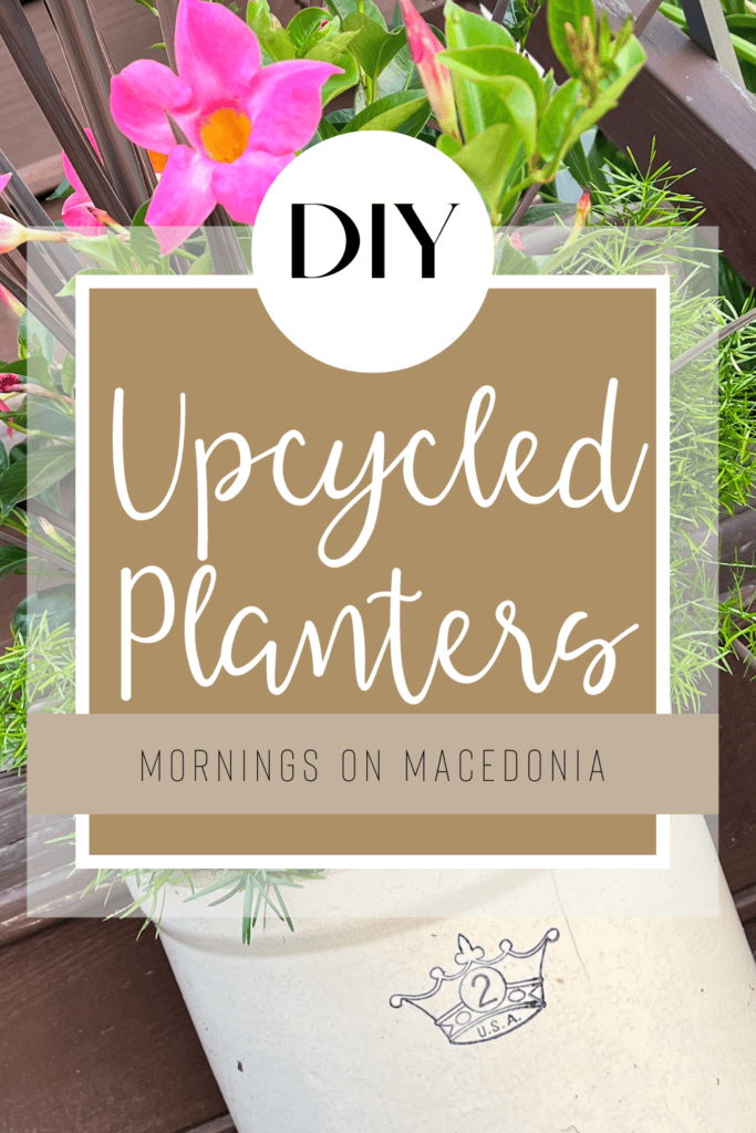 DIY Upcycled Planters