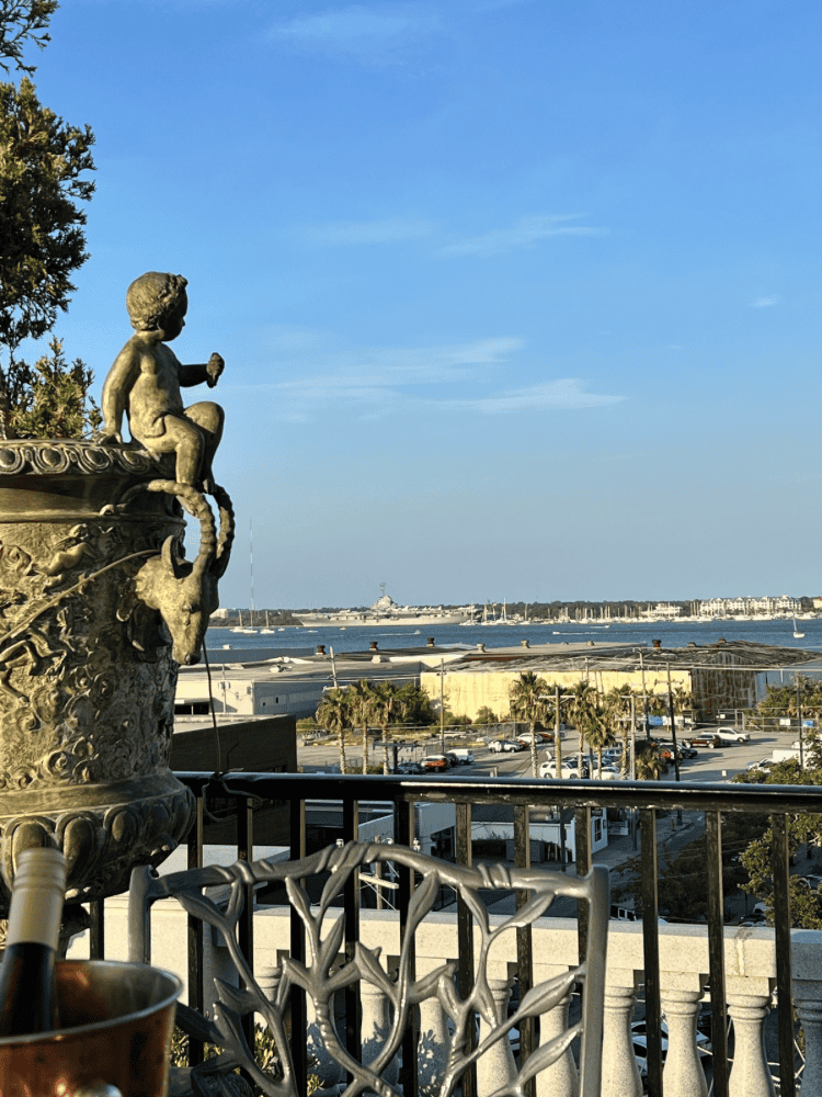 Rooftop View of Market Pavillion Hotel