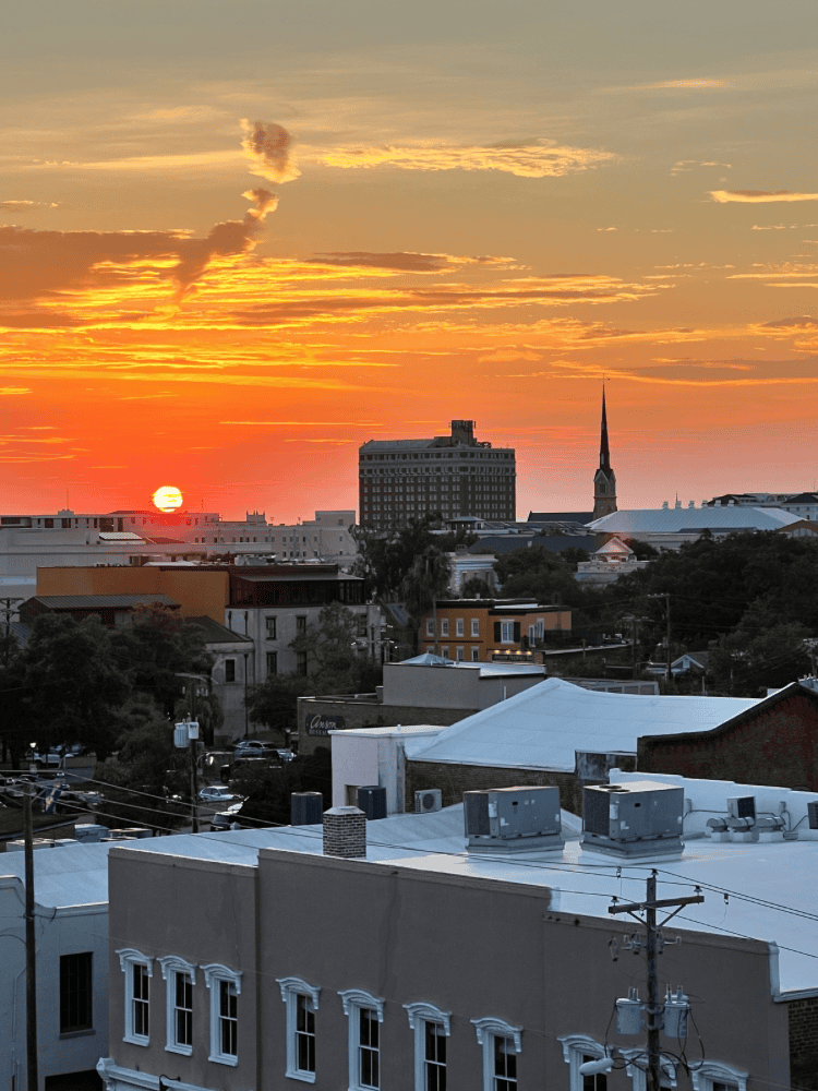 Sunset View at Market Pavillion Hotel