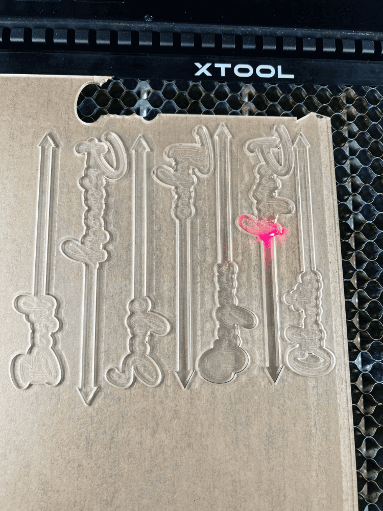 xTool Cutting Acrylic