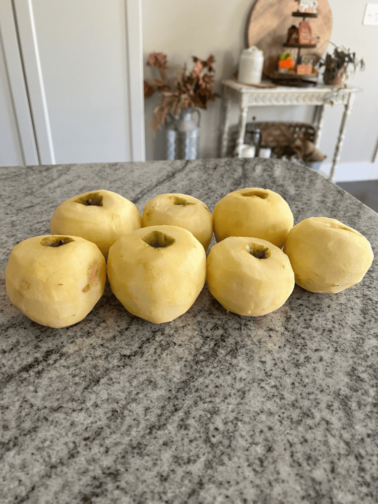 Peeled Apples 