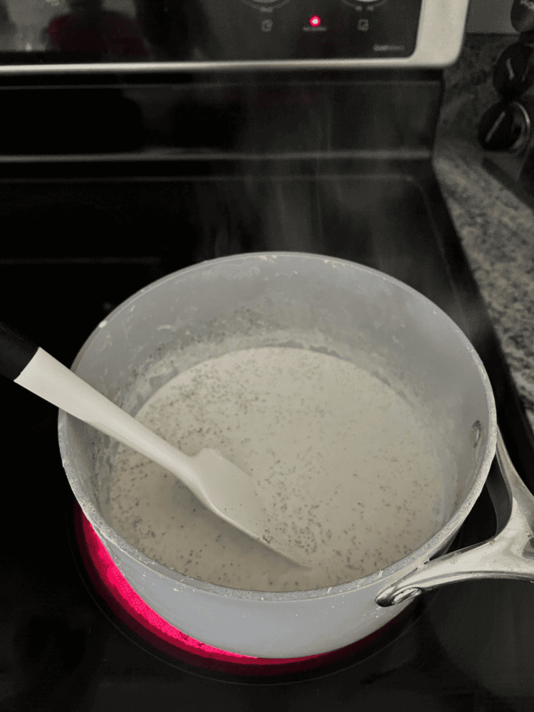 Making Homemade Alfredo Sauce