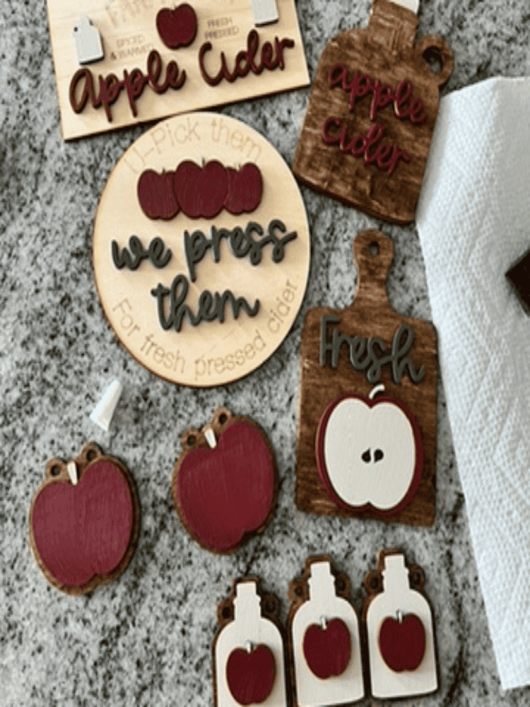 Painting Apple Kitchen Signs