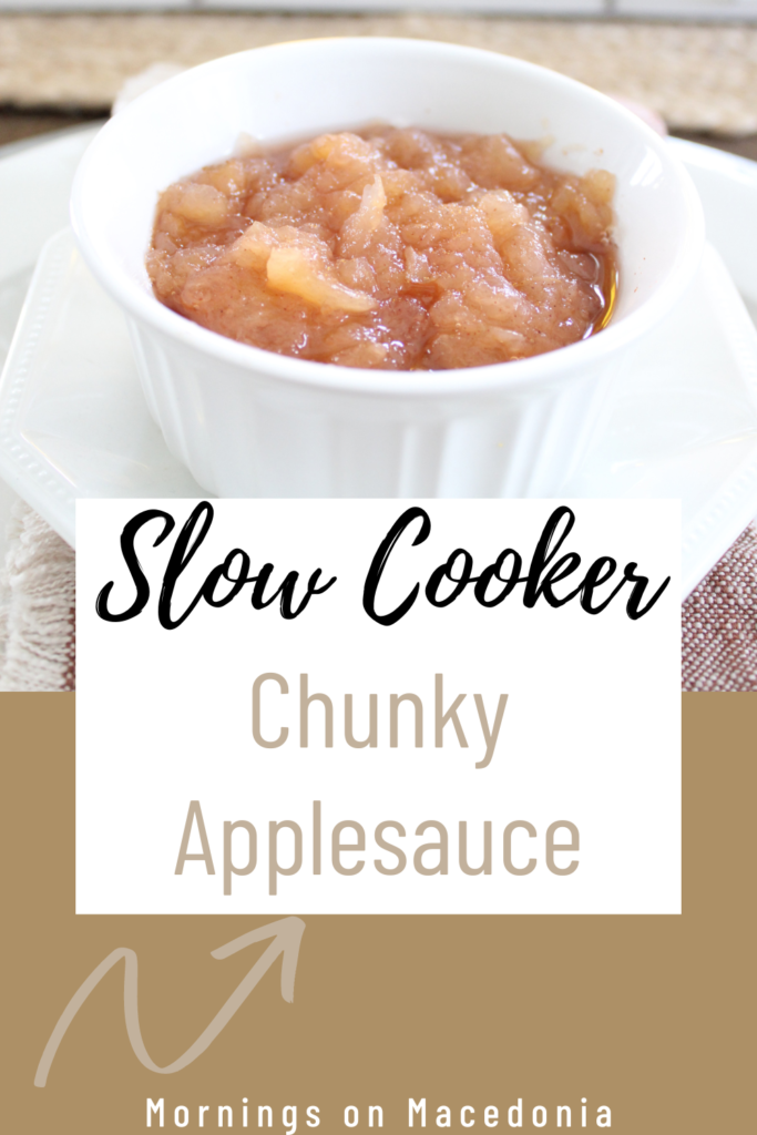 Slow Cooker Easy Chunky Applesauce