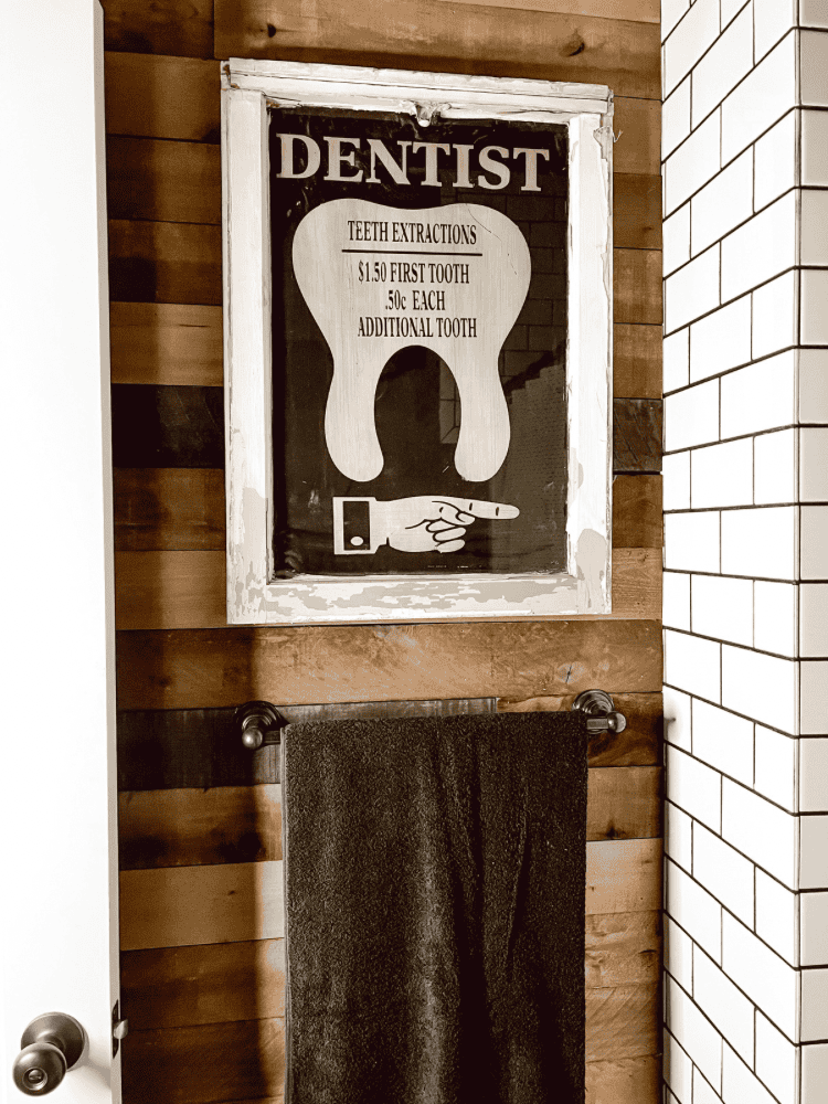 Vintage Dentist Sign