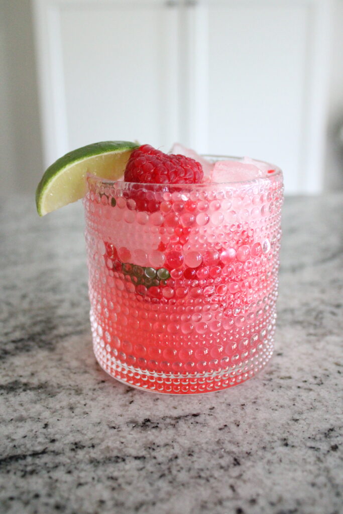 Easy Raspberry Lime Mocktail