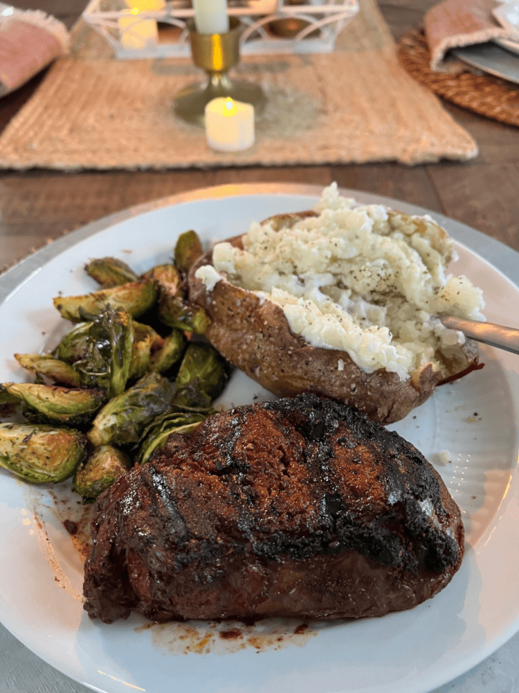 Finished Seasoned Steak