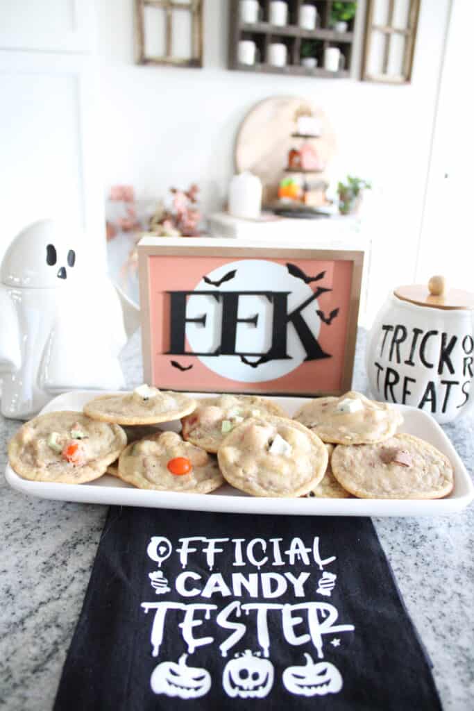 Halloween Candy Cookies