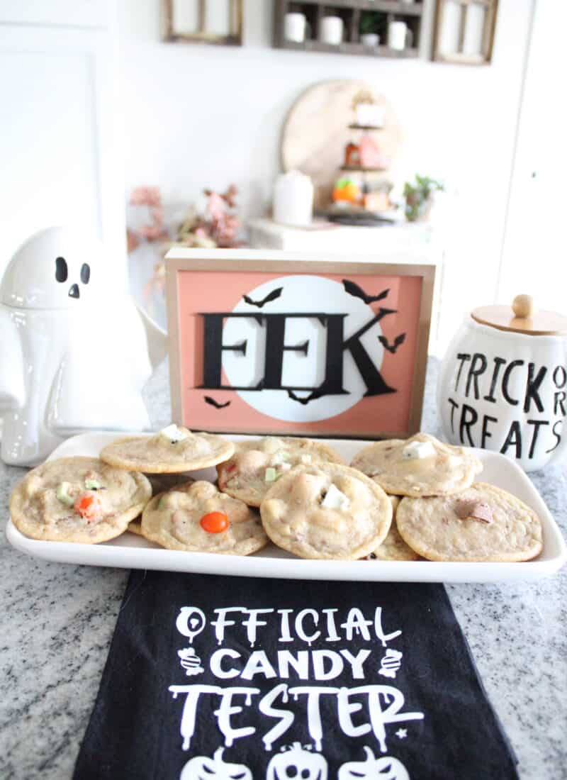 Leftover Halloween Candy Cookies Recipe