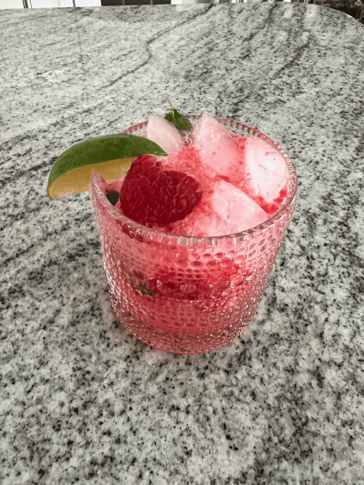 Raspberry Lime Mocktail