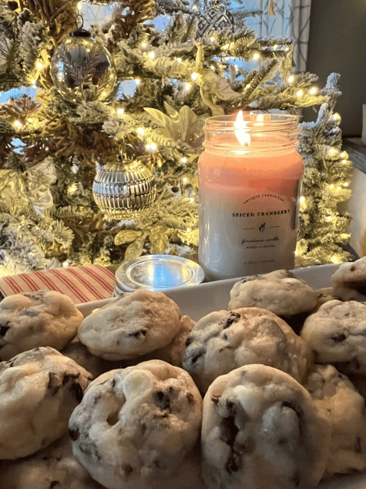 Finished White Chocolate Cranberries Cookies