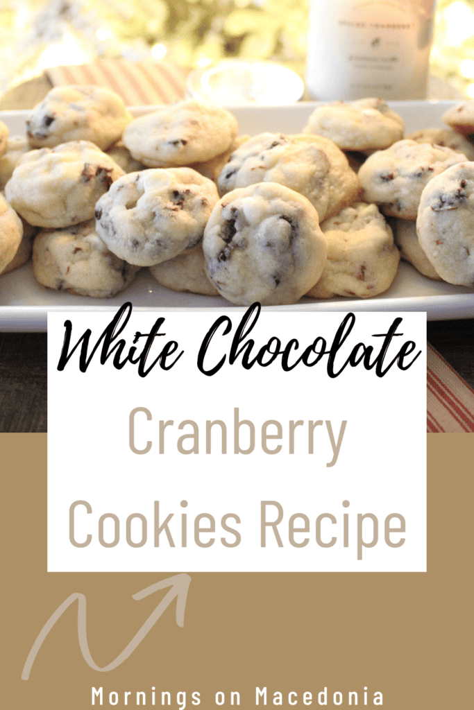 Recipe For White Chocolate Cranberry Cookies