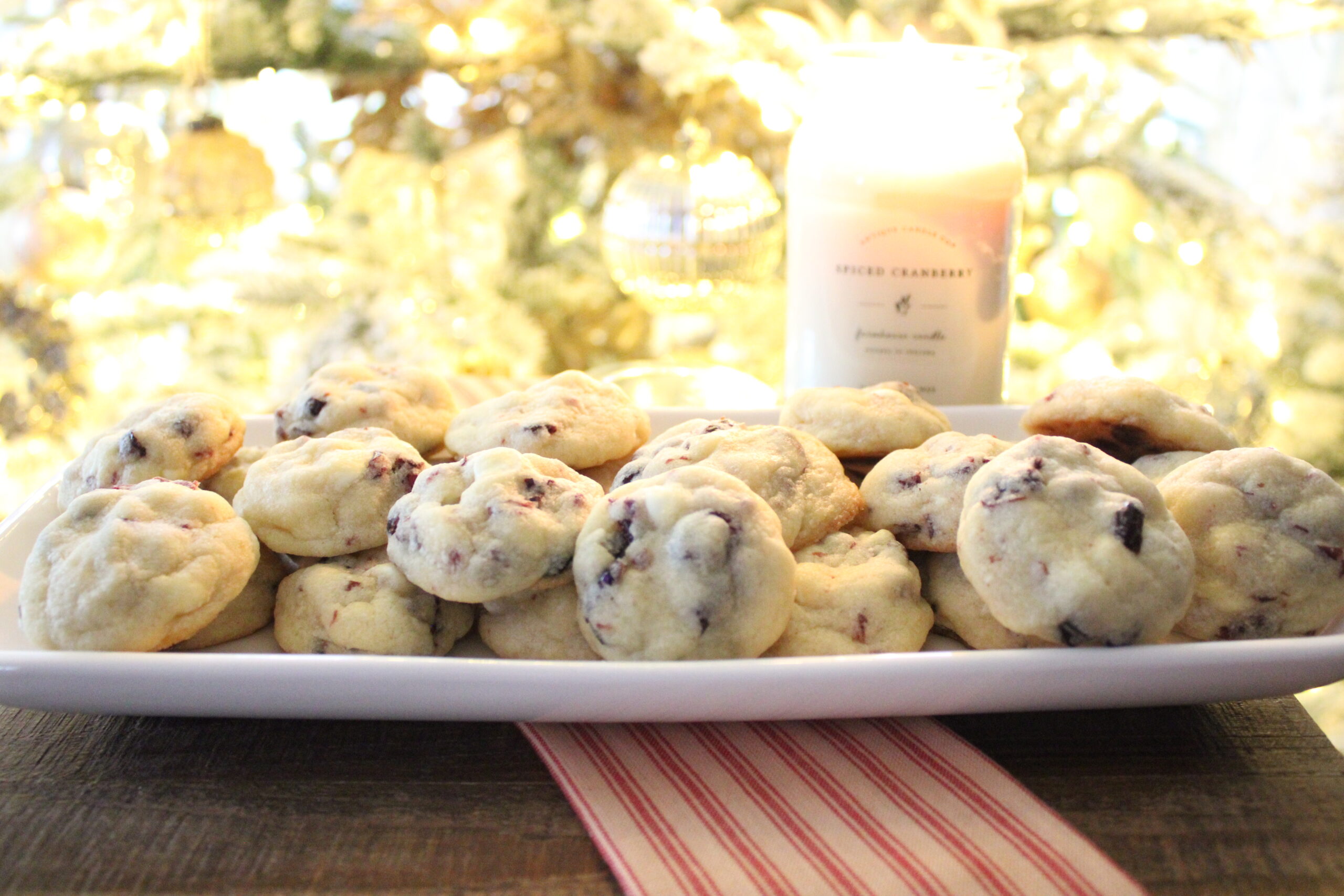 White Chocolate Cranberry Cookies