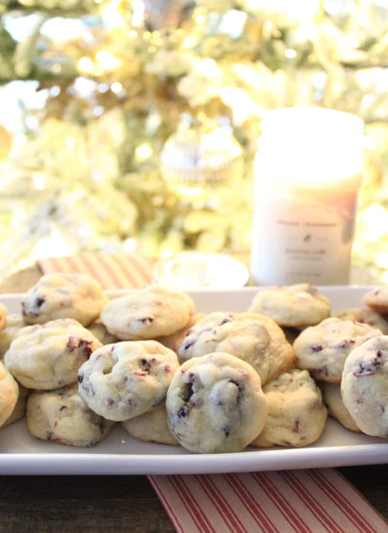 White Chocolate and Cranberries Cookies