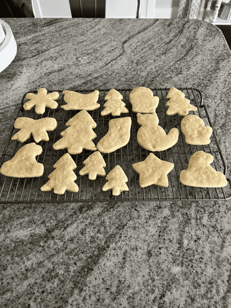 Before Decorating Sugar Cookies