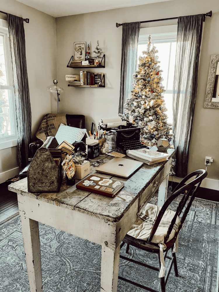 Home Christmas Office Decorating Ideas