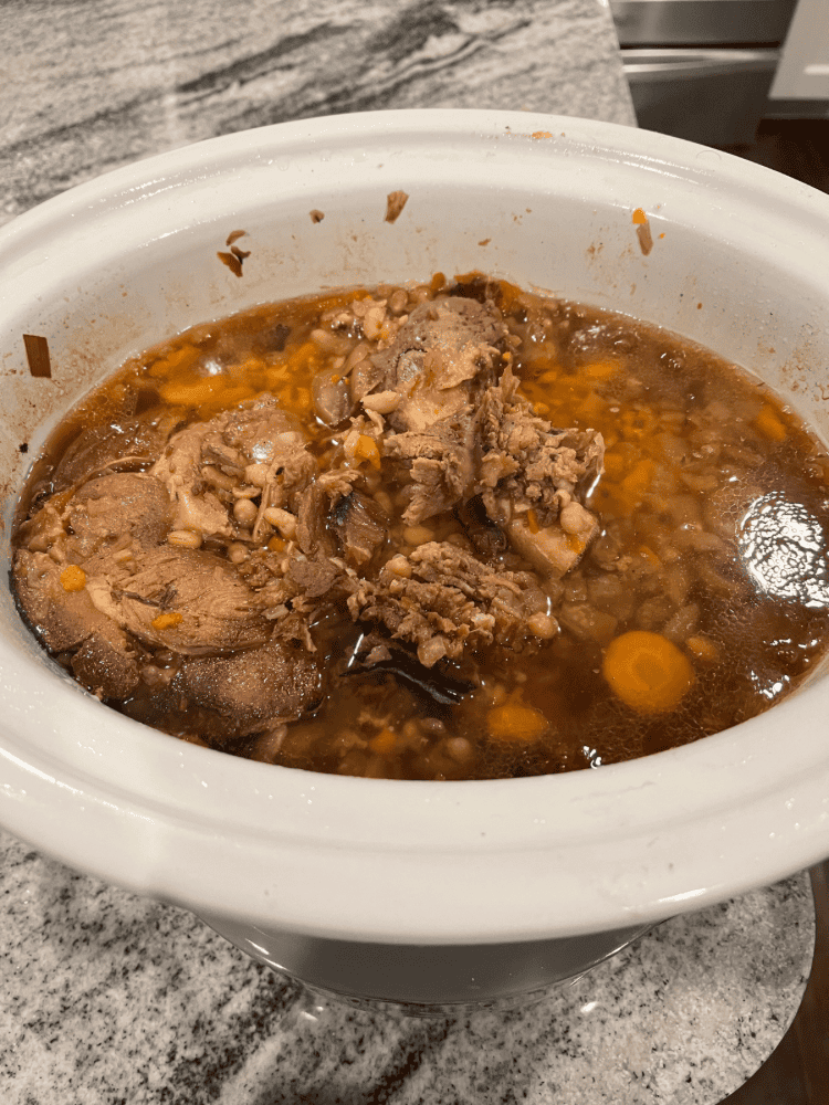 Crock Pot Ham Bone And Bean Soup