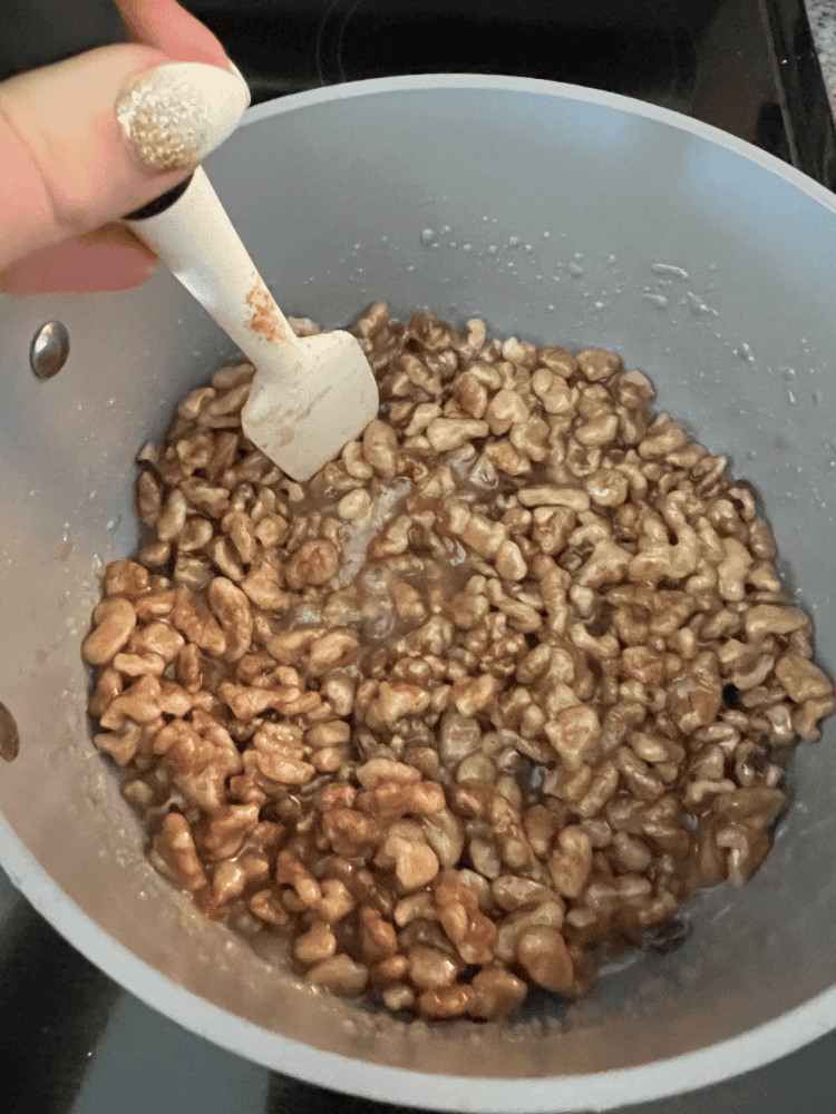 Making Candied Walnuts