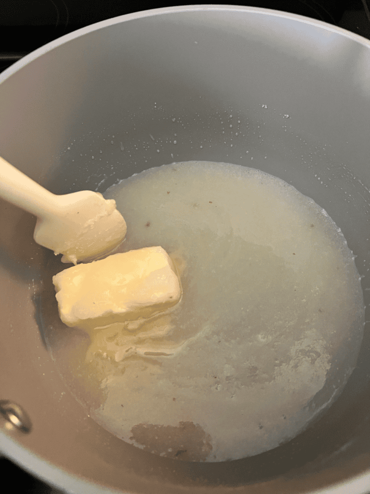 Melting Butter and Sugar