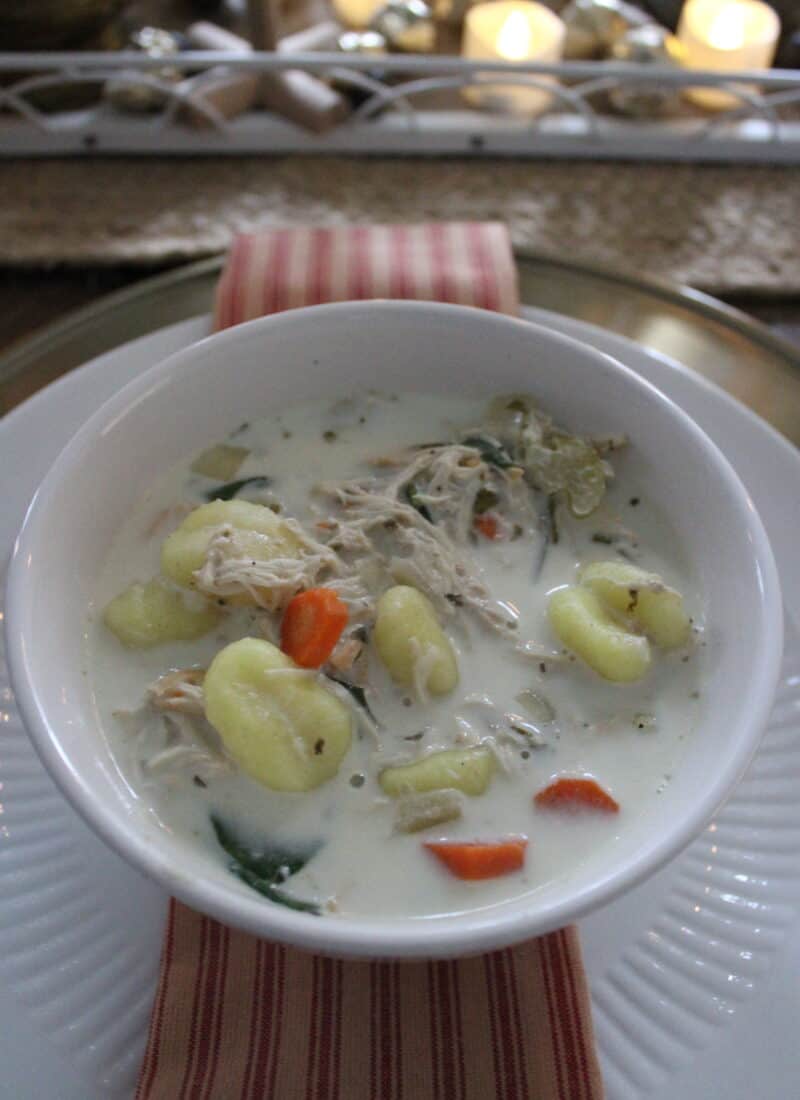 Slow Cooker Chicken Gnocchi Soup Recipe