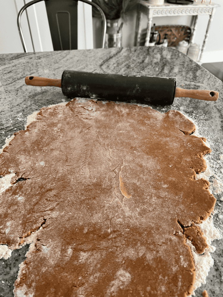 Rolling Out Gingerbread Dough