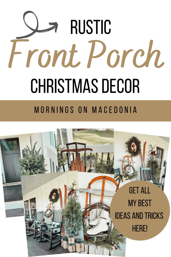 Rustic Front Porch Christmas Decor