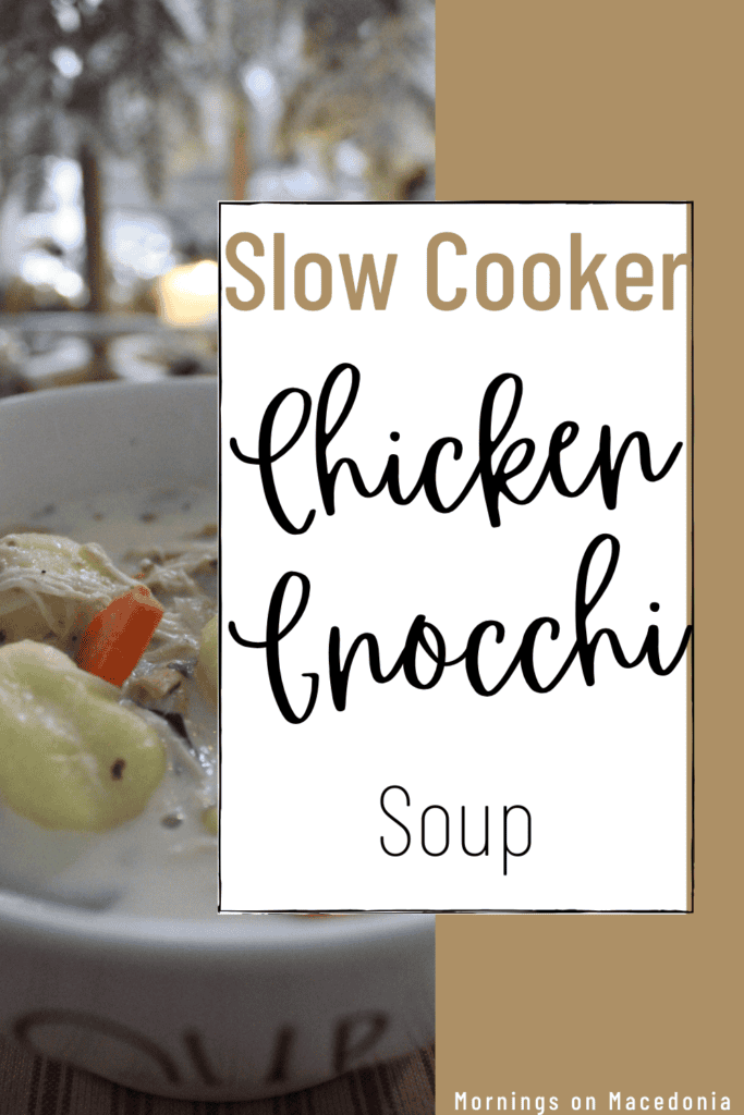 Slow Cooker Chicken Gnocchi Soup