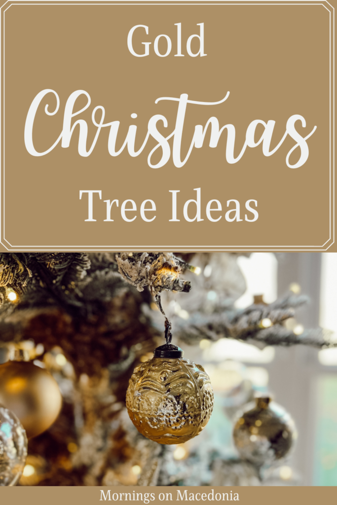 Vintage Gold Christmas Tree Ideas